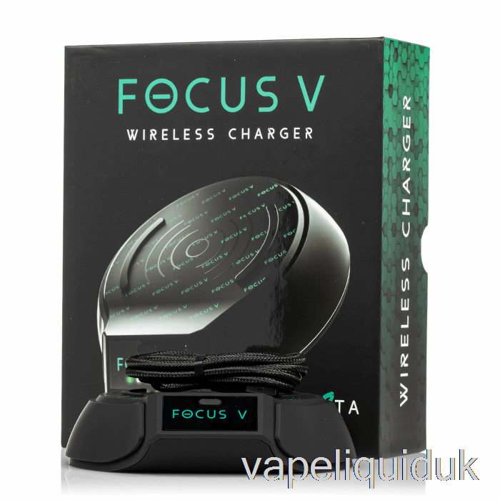 Focus V Carta 2 Wireless Charger Black Vape Liquid